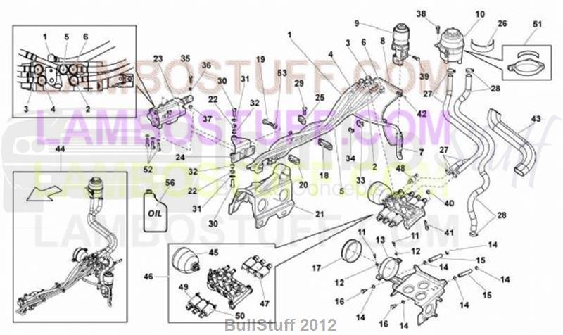 2006 Lamborghini MURCIELAGO ROADSTER JAPAN E-GEAR VALVE ASSY (24.08.00)